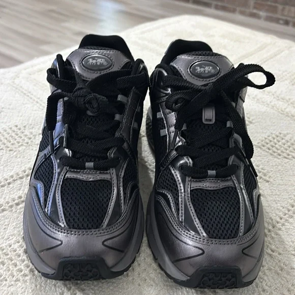Coach C301 Ancient Zinc/Black and Gray‎ Athletic Unisex Sneakers Size 7.5